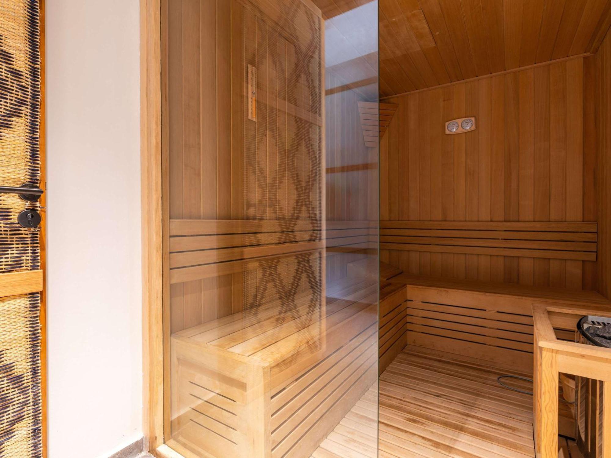 โรงแรมพูลแมนมาซากาน รอยัลกอล์ฟแอนด์สปา เอลจาดิด้า ภายนอก รูปภาพ A Finnish sauna